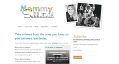 Desktop Screenshot of mommysabbatical.com